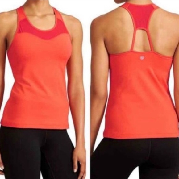 Athleta NWOT Black Spiral Support Racerback Tank Top With Built in Bra XXS - Picture 12 of 12